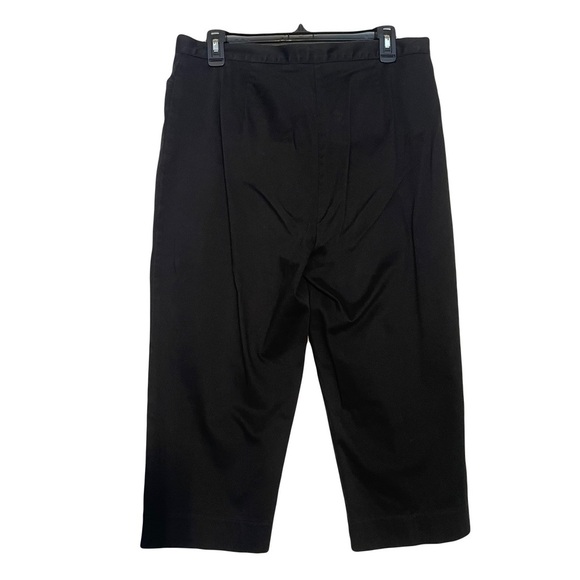 Jones sport stretch Classic Black Cropped Pants womens capris size 12? See meas. - Picture 2 of 5